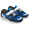 Child Running Sneakers, Blue Multi - Sneakers - 2 - thumbnail