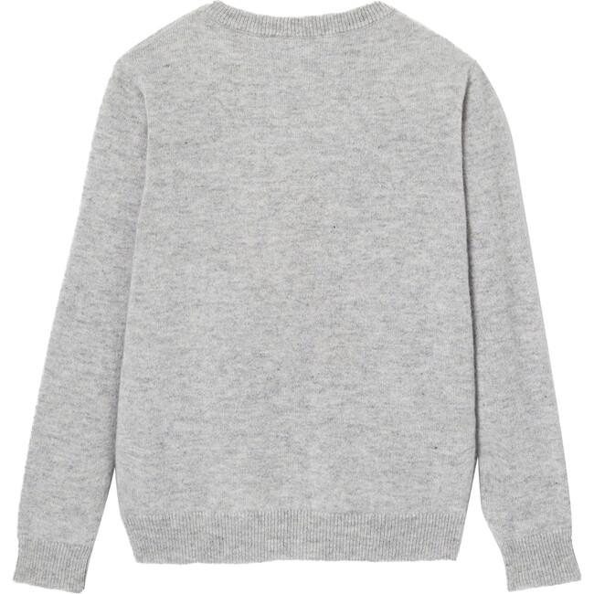 Cashmere Sweater , Chine Grey - Sweaters - 2