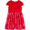 Holiday Dual Fabric Dress, Pink Multi - Dresses - 2
