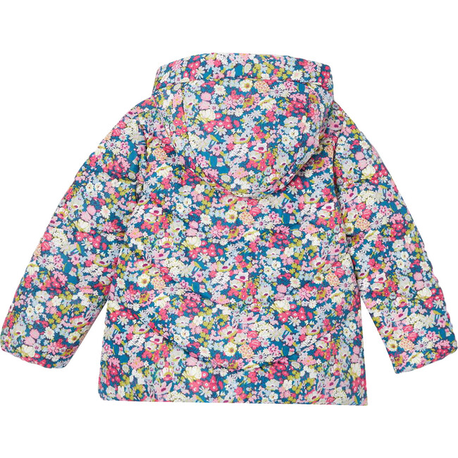 Liberty Print Down Jacket, Pink Multi - Jackets - 2