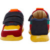 Baby Running Shoes, Yellow Multi - Sneakers - 3 - thumbnail