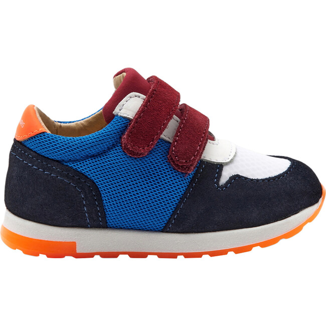 Baby Running-Style Sneakers, Blue - Sneakers - 1
