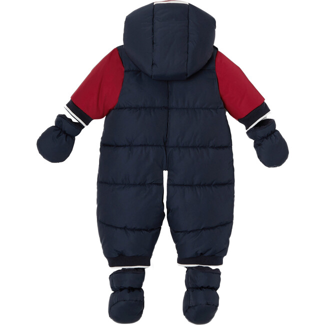 Baby Snowsuit, Navy Red