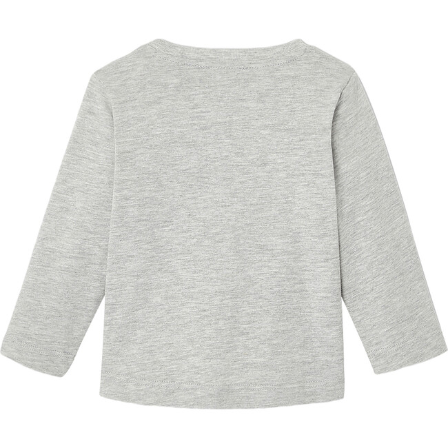 Baby Long Sleeve T-Shirt, Chine Grey