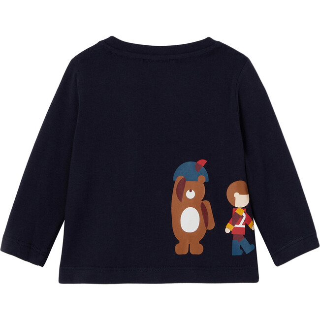 Baby Long Sleeve T-Shirt, Navy Blue