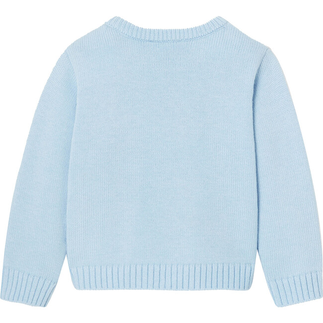 Baby Playful Intarsia Sweater, Azure