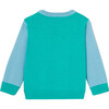 Baby Intarsia Dog Sweater, Water Blue - Sweaters - 2