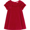 Baby Holiday Dress, Ruby Red - Dresses - 1 - thumbnail