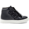 Baby High-Top Tennis Shoes, Navy Blue - Sneakers - 1 - thumbnail