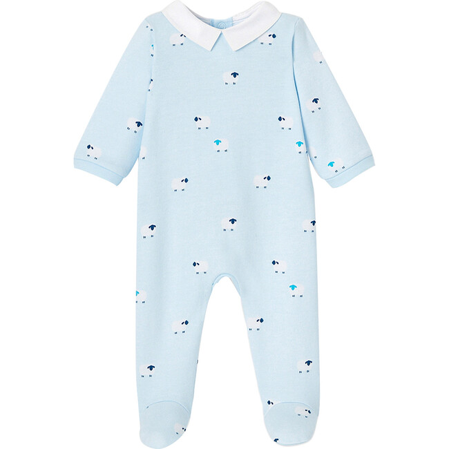 Baby Fleece Pajamas, Blue Multi