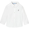 Baby Oxford Shirt, White - Shirts - 1 - thumbnail