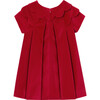 Baby Holiday Dress, Ruby Red - Dresses - 2