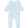 Baby Fleece Pajamas, Blue Multi - Pajamas - 2