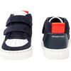 Baby High-Top Sneakers, Navy Blue - Sneakers - 3