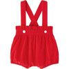 Baby Corduroy Bloomers, Lacquered Red - Bloomers - 1 - thumbnail