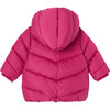 Baby Down Jacket, Bright Pink Multi - Jackets - 2