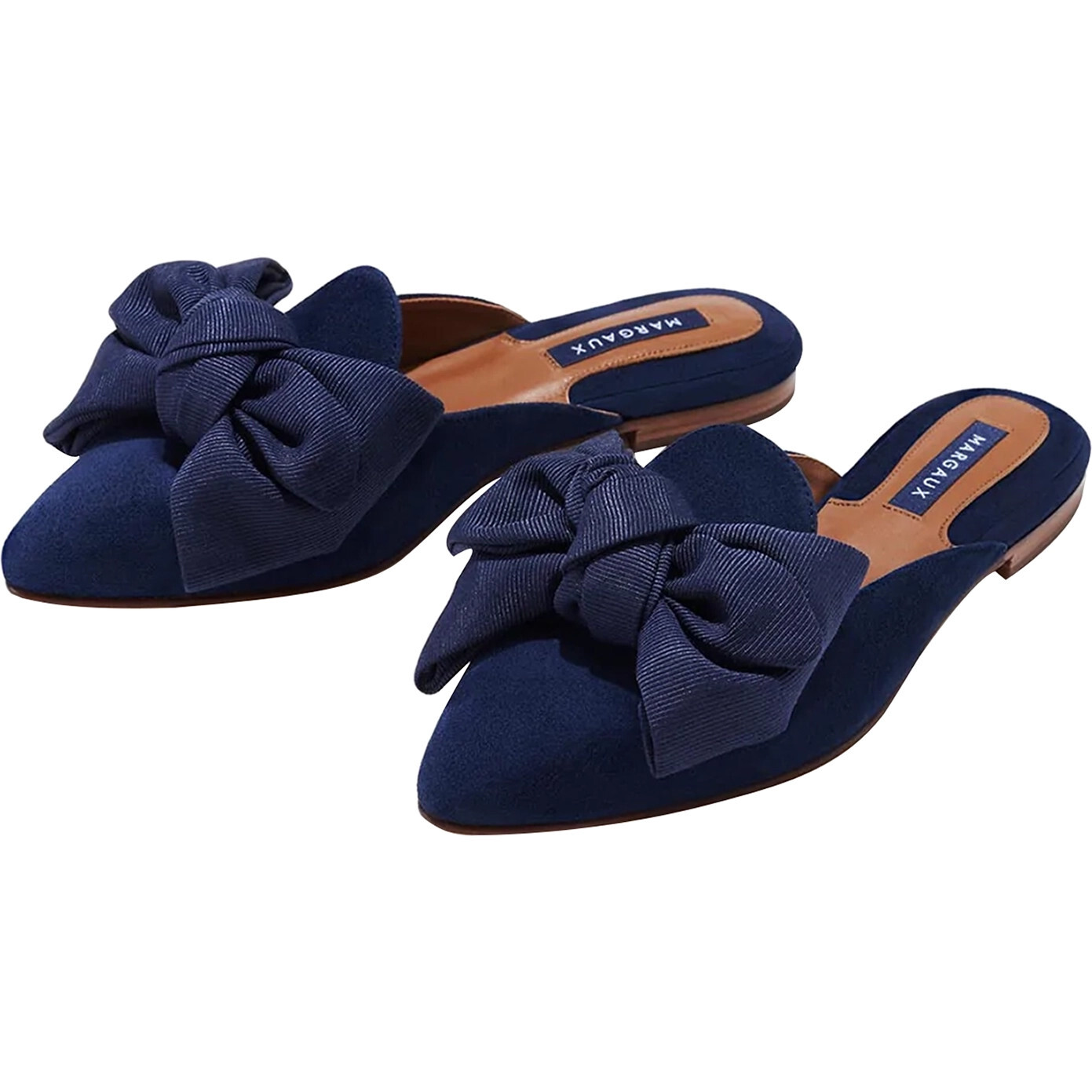 Women's The Mule, Midnight Suede - Margaux Shoes | Maisonette