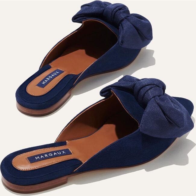 Women's The Mule, Midnight Suede - Margaux Shoes | Maisonette