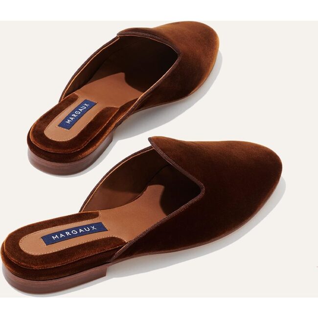 Women's The Loafer Mule, Rust Velvet - Loafers - 3