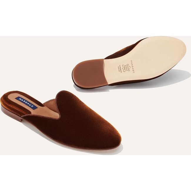 Women's The Loafer Mule, Rust Velvet - Loafers - 4