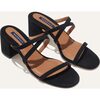 Women's The Perry Sandal, Black Suede - Sandals - 3