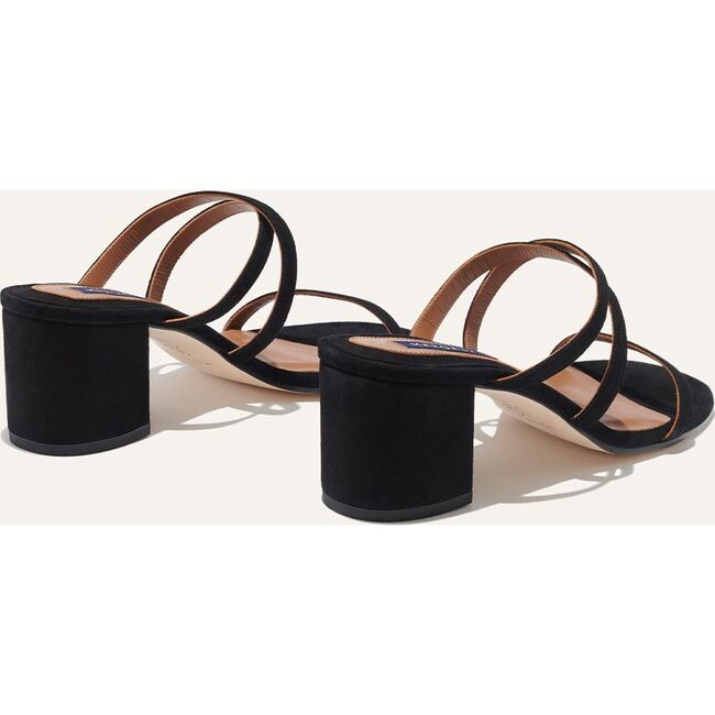 Women's The Perry Sandal, Black Suede - Sandals - 4