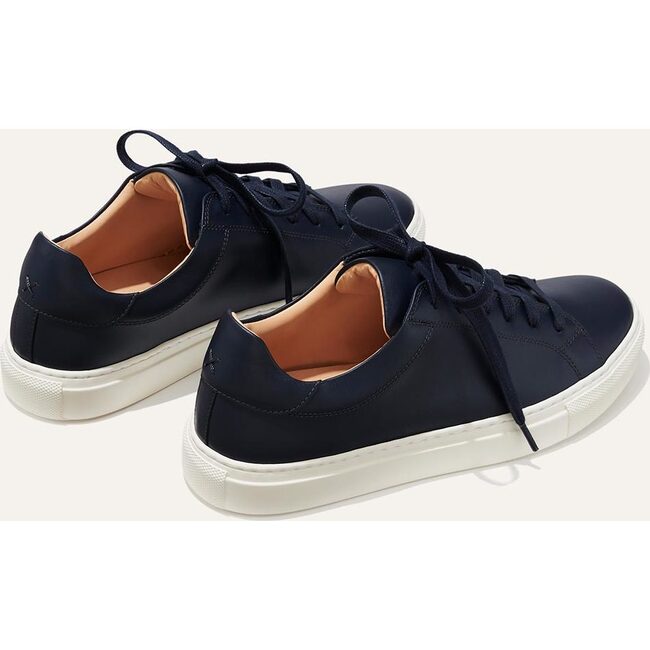 Women's The Sneaker, Navy Calf - Sneakers - 5