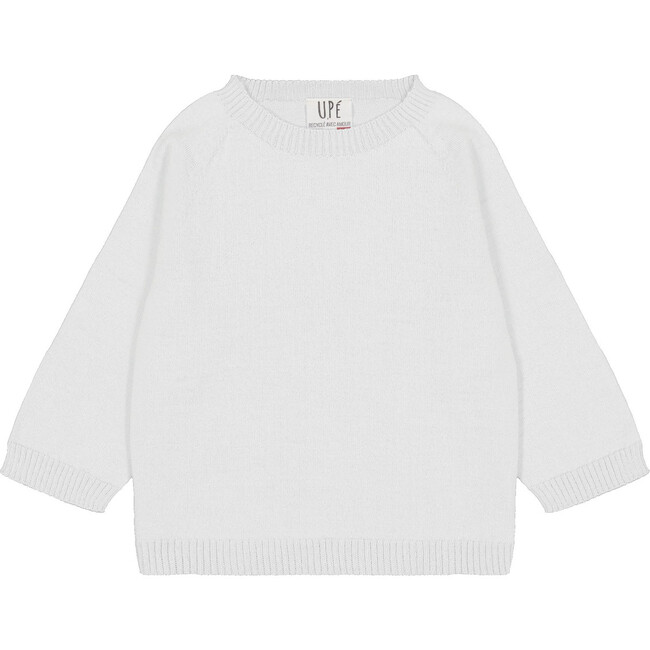 Thin Merino Sweater, White