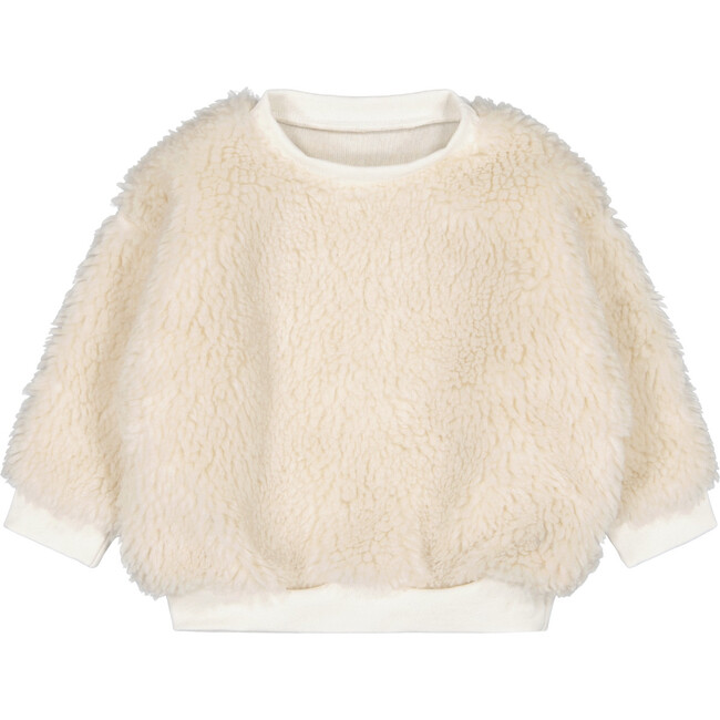 Bear Sweatshirt, Cream