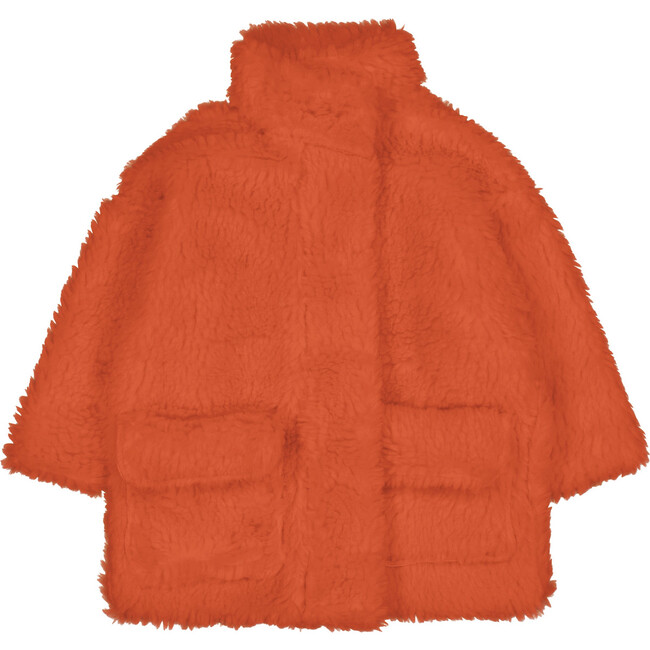 Fleece Jacket, Orange