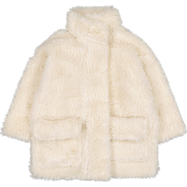 Fleece Jacket, Cream