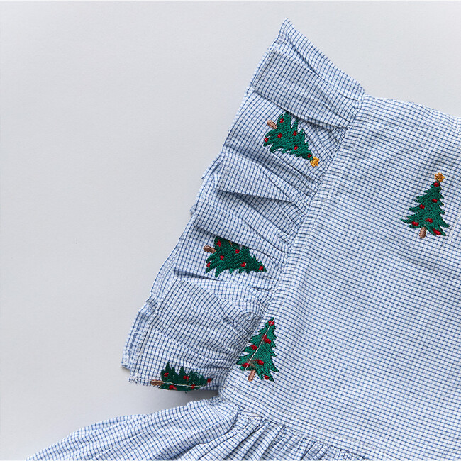 Kit Dress Set, Embroidered Trees