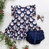 Santa Claus Kit Dress Set, Navy - Dresses - 2