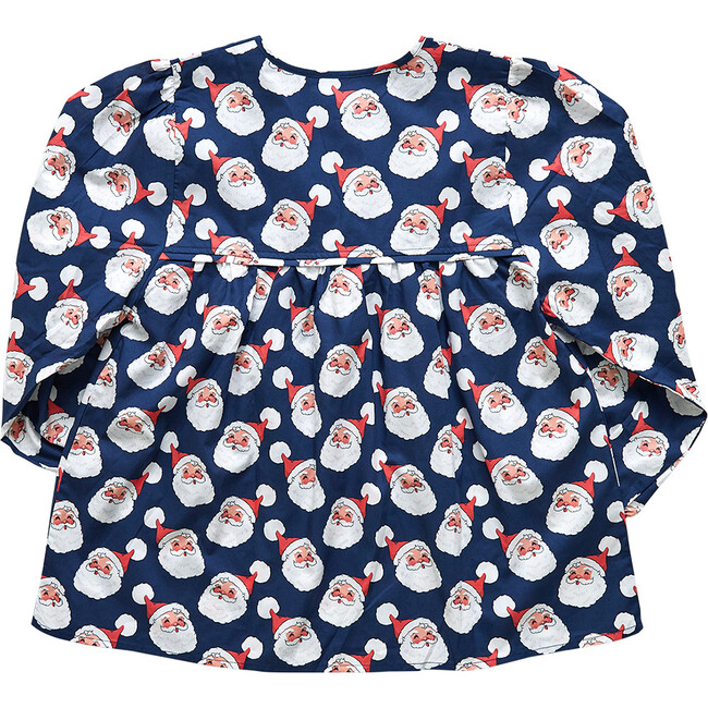 Women's Jade Top With Tassel Details, Navy Santas - Shirts - 4