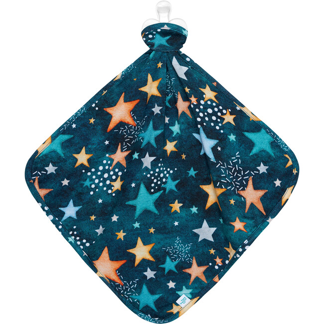 Rogan Double Sided Patoo & Lovey Set, Navy - Blankets - 4