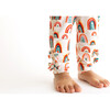 Skyla Legging with Bows, Beige - Leggings - 2 - thumbnail