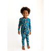 Rogan Long Sleeve Basic Pajama Set, Navy - Two Pieces - 2