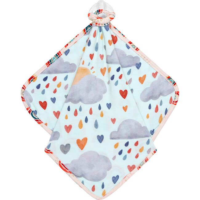 Double Sided Patoo & Lovey Set, Beige - Blankets - 4