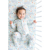 Briella Crib Sheet, Blue - Crib Sheets - 3