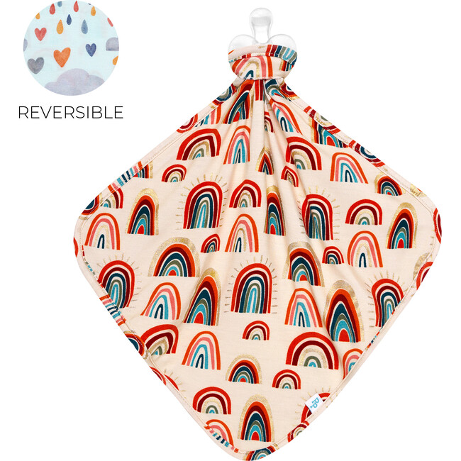 Double Sided Patoo & Lovey Set, Beige - Blankets - 5