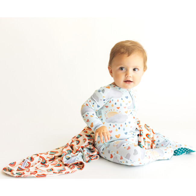 Double Sided Patoo & Lovey Set, Beige - Blankets - 6
