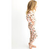 Skyla Long Sleeve Basic Pajama Set, Beige - Two Pieces - 3