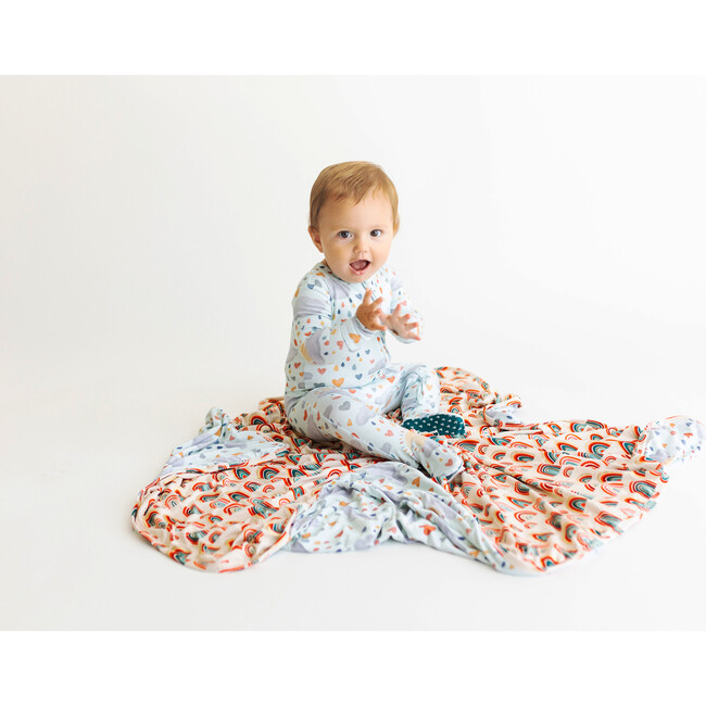 Double Sided Patoo & Lovey Set, Beige - Blankets - 8