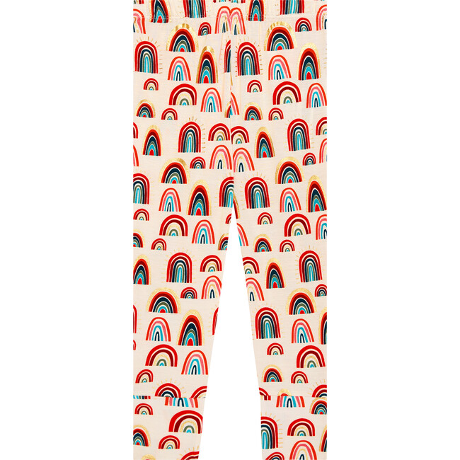 Skyla Long Sleeve Basic Pajama Set, Beige - Two Pieces - 7