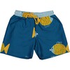 Under The Sea Swim Shorts, Blue - Swim Trunks - 1 - thumbnail