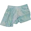Special Tie-Dye Skirt With Shorts, Aqua Blue White - Skirts - 2 - thumbnail