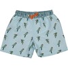 Birdies Swim Shorts, Blue Green - Swim Trunks - 1 - thumbnail