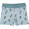 Birdies Lycra Swim Shorts, Blue Green - Swim Trunks - 1 - thumbnail