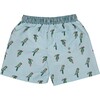 Birdies Swim Shorts, Blue Green - Swim Trunks - 2 - thumbnail