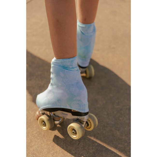 Special Tie-Dye Skate Covers, Aqua Blue
